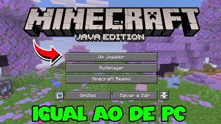 COMO DEIXAR O MINECRAFT PE (BEDROCK) IGUAL AO JAVA EDITION !!