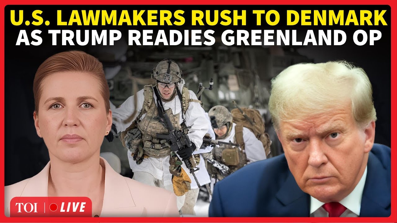 LIVE | Trump Hit By Revolt Over Greenland; ‘We’re Here For…’: US Lawmakers In Denmark Amid Op Preps