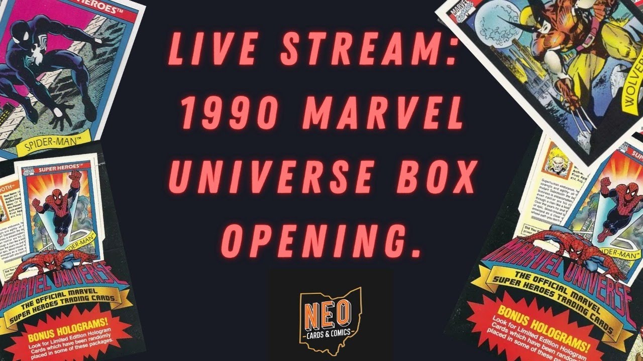 1990 Marvel Universe Box Opening. Hunting for PSA 10's. - YouTube