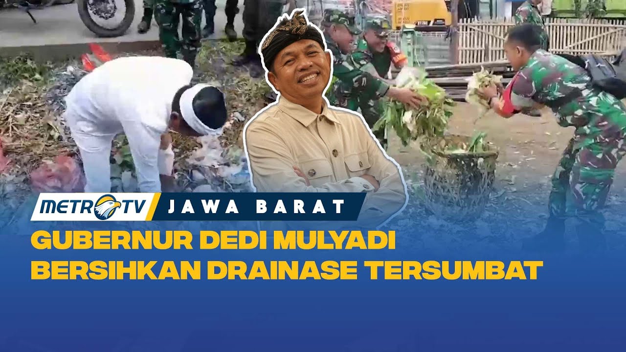 Dedi Mulyadi Turun Tangan Bersihkan Sampah di Pasar Babelan