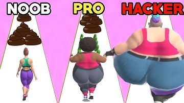 Gameplay Walkthrough 7 | NOOB vs PRO vs HACKER in FAT 2 FIT