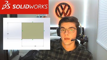 Solidworks Basics - Creating a Sketch, Using Boss Extrude and Extrude Cut