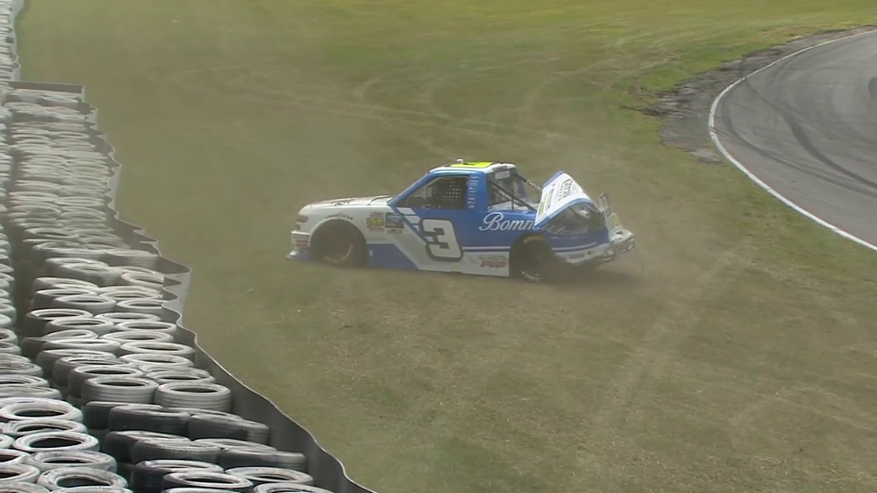 Jordan Anderson suffers heavy damage in Gander Trucks practice