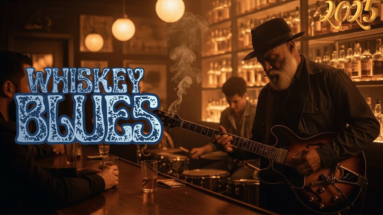 Best Relaxing Whiskey Blues 🎶 Broken Strings & Midnight Road Vibes
