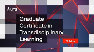 UTS Transdisciplinary Learning webinar