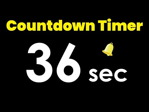36 second Countdown Timer with Alarm