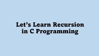 1  Recursion Introduction