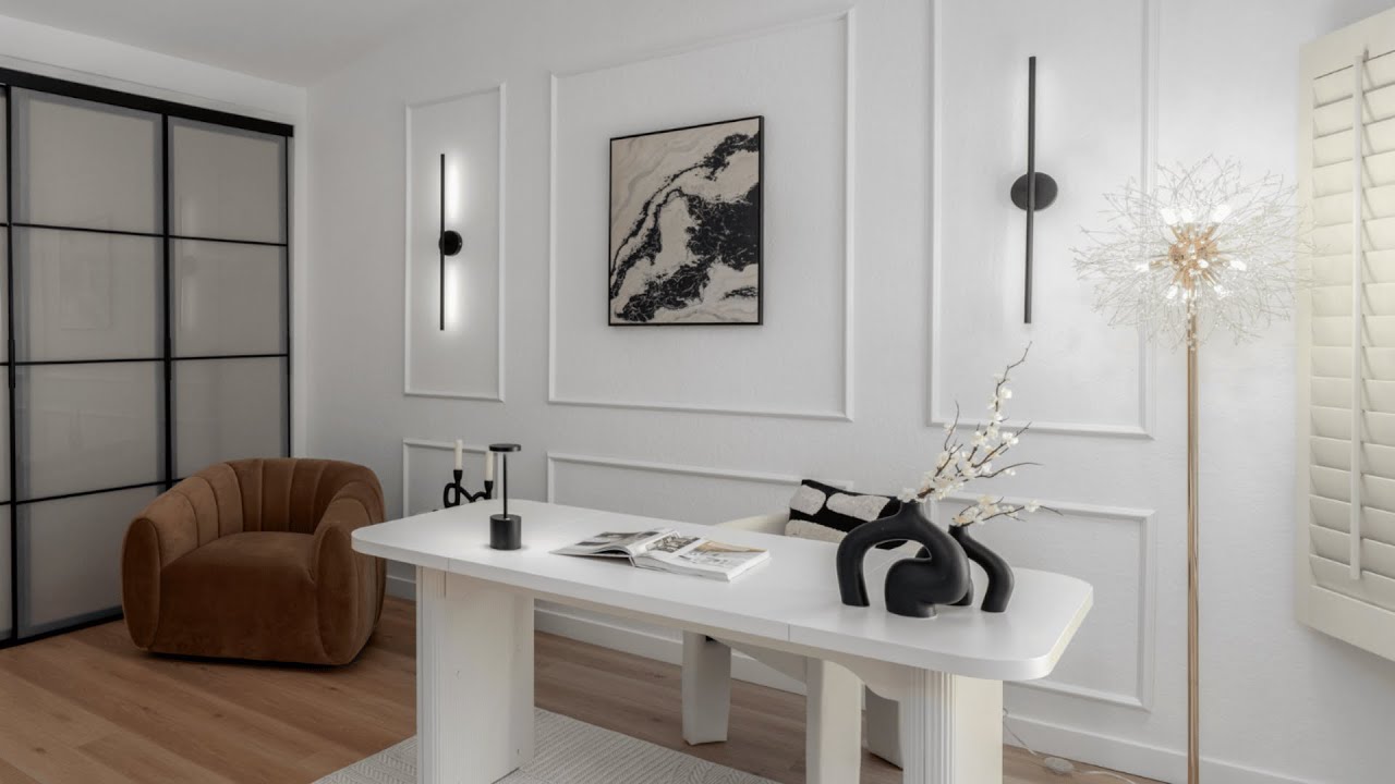 Wall Molding DIY | Easy Accent Wall Upgrade | Modern Home Decor on a Budget