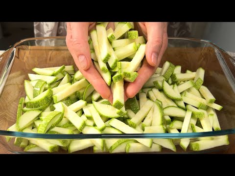 Видео: Самый вкусный рецепт кабачков! Я готовлю их каждые выходные! Очень легко и быстро!