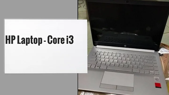 HP Laptop  | Core i3 | 1TB and 256GB HD | 14s-cf3033tx Model | Unboxing