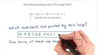 How Many Numbers Does This Loop Print - Intro to Java Programming