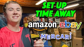 How to Set Up Time Away (Vacation Mode): eBay, Amazon, & Mercari | Step by Step Tutorial