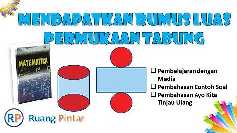 Menemukan Rumus Luas Permukaan Tabung