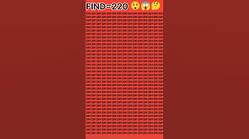 Find the different number just 5 second😱|#puzzle#illusion#riddle#iq#number#oddnumber#magictricks