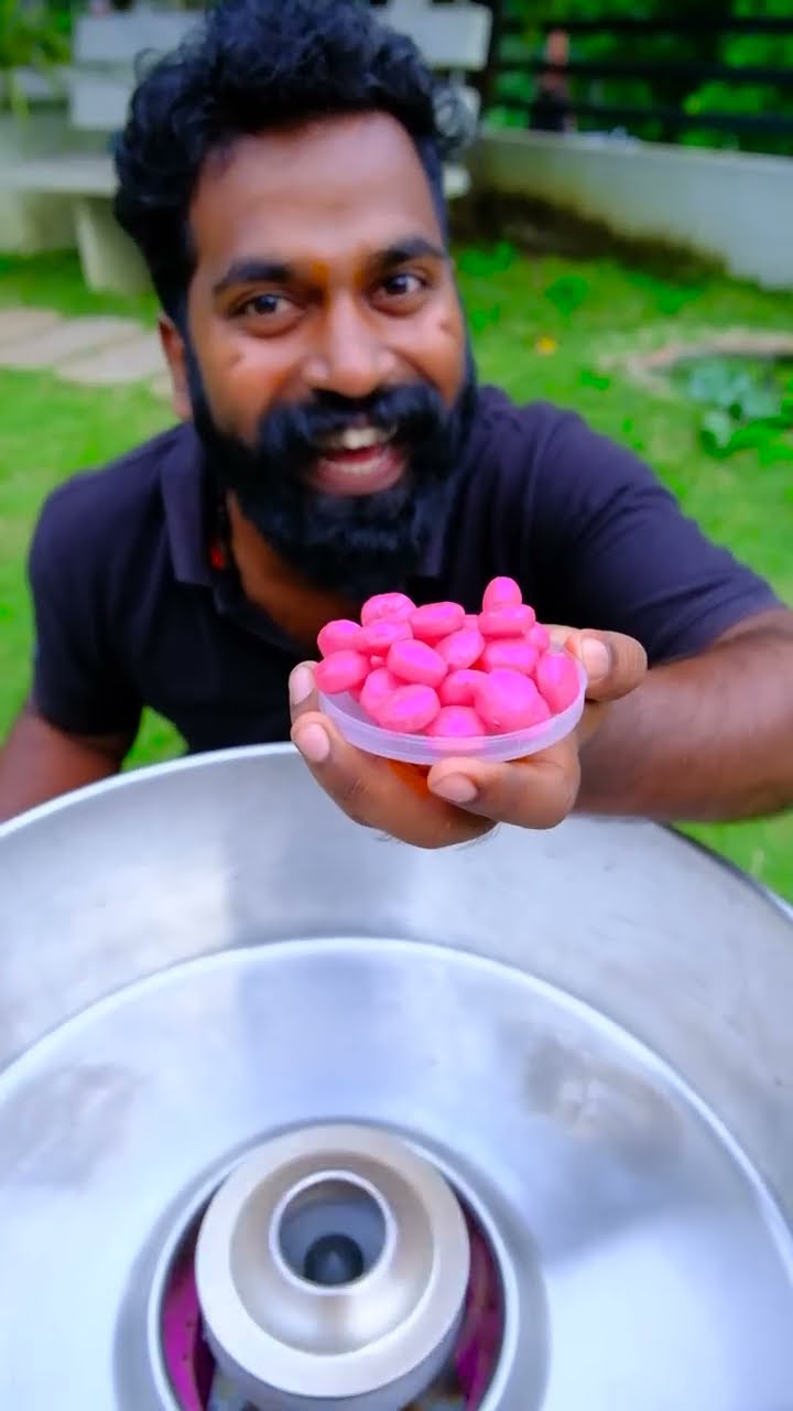 Center Fruit Vs Cotton Candy Experiment #shorts