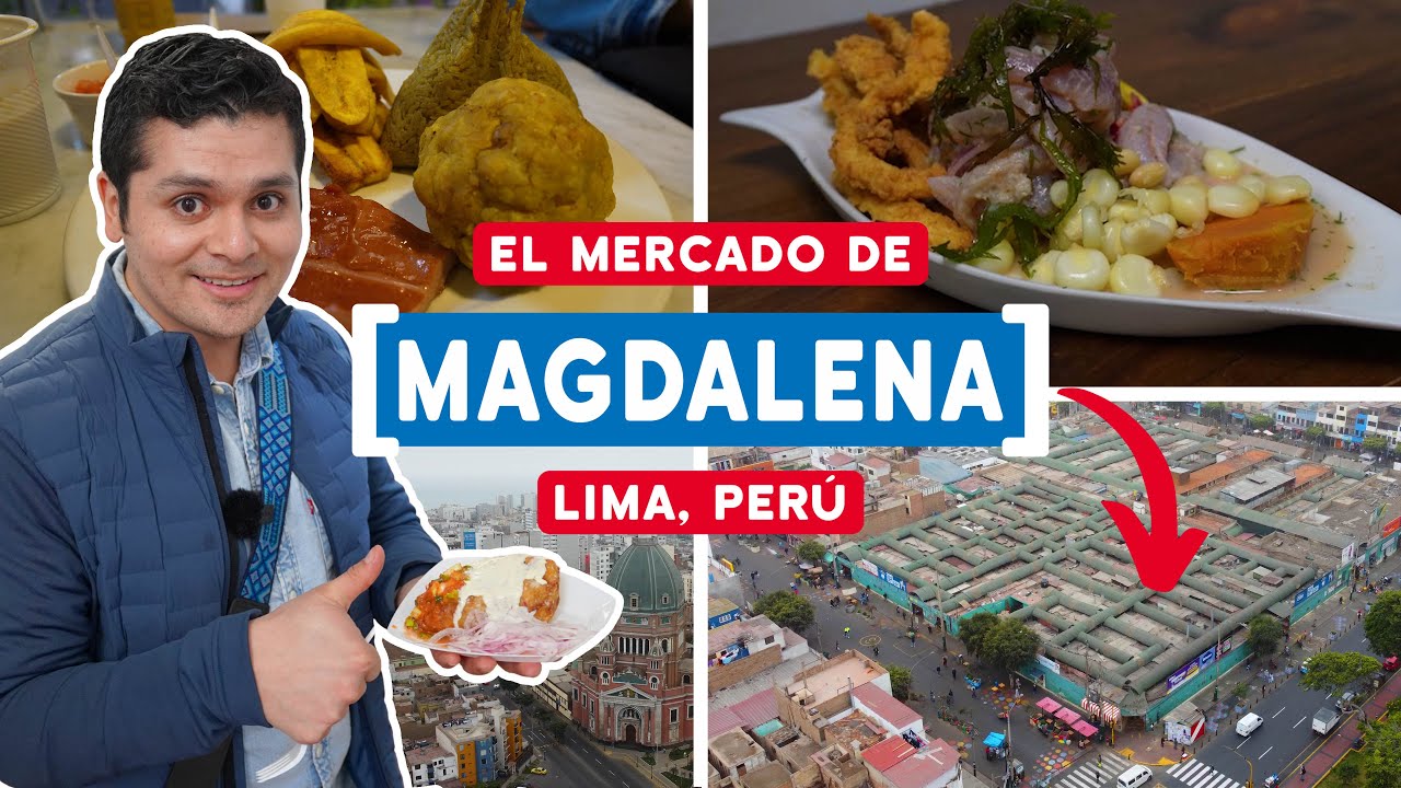 🇵🇪 COMIENDO en el Mercado de Magdalena del Mar | Lima, Perú