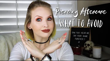 What to avoid eating after piercing?