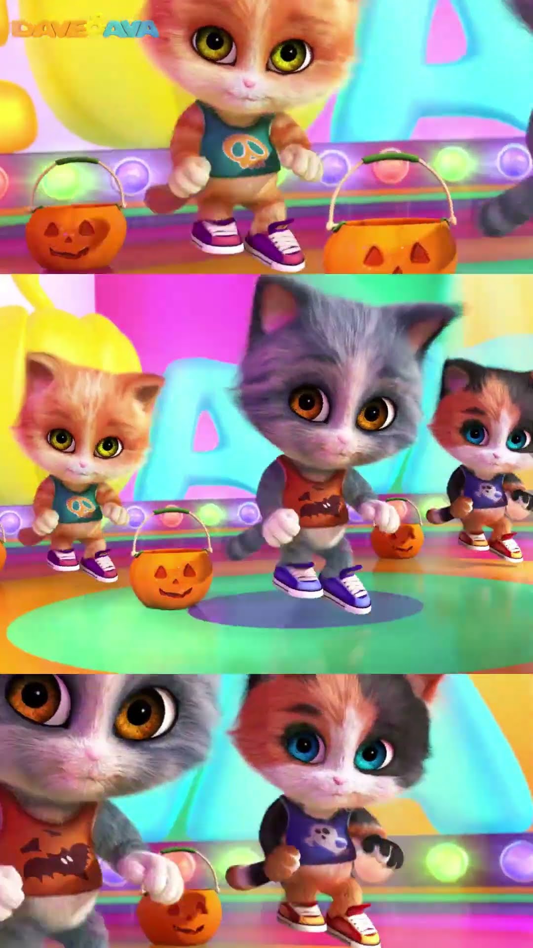 ? Halloween Songs - Trick a Little Treat a Little | Baby Songs by Dave and Ava | Nursery Rhymes ?