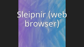 Sleipnir (web browser)