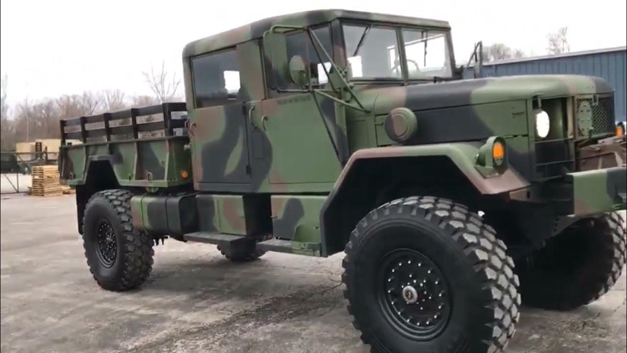 Sold m35a2 deuce half 4 door 4x4 military truck youtube