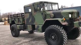 SOLD!!! M35A2 DEUCE & HALF 4 DOOR 4X4 MILITARY TRUCK