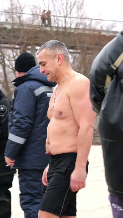 Epiphany 2025 Ice Bath Challenge COLD swimming #172 #shorts #bathing