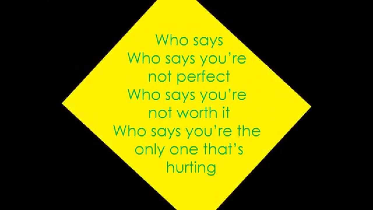 Selena Gomez & The scene - Who says - official lyrics