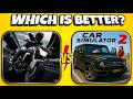 CAR vs BIKE Car Simulator 2 vs Extreme Motorbike – Who Wins? 
