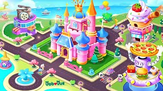 BELAJAR DAN BERMAIN DI KOTA KEHIDUPAN BAYI PANDA | KARTUN ANAK | BABYBUS INDONESIA screenshot 5