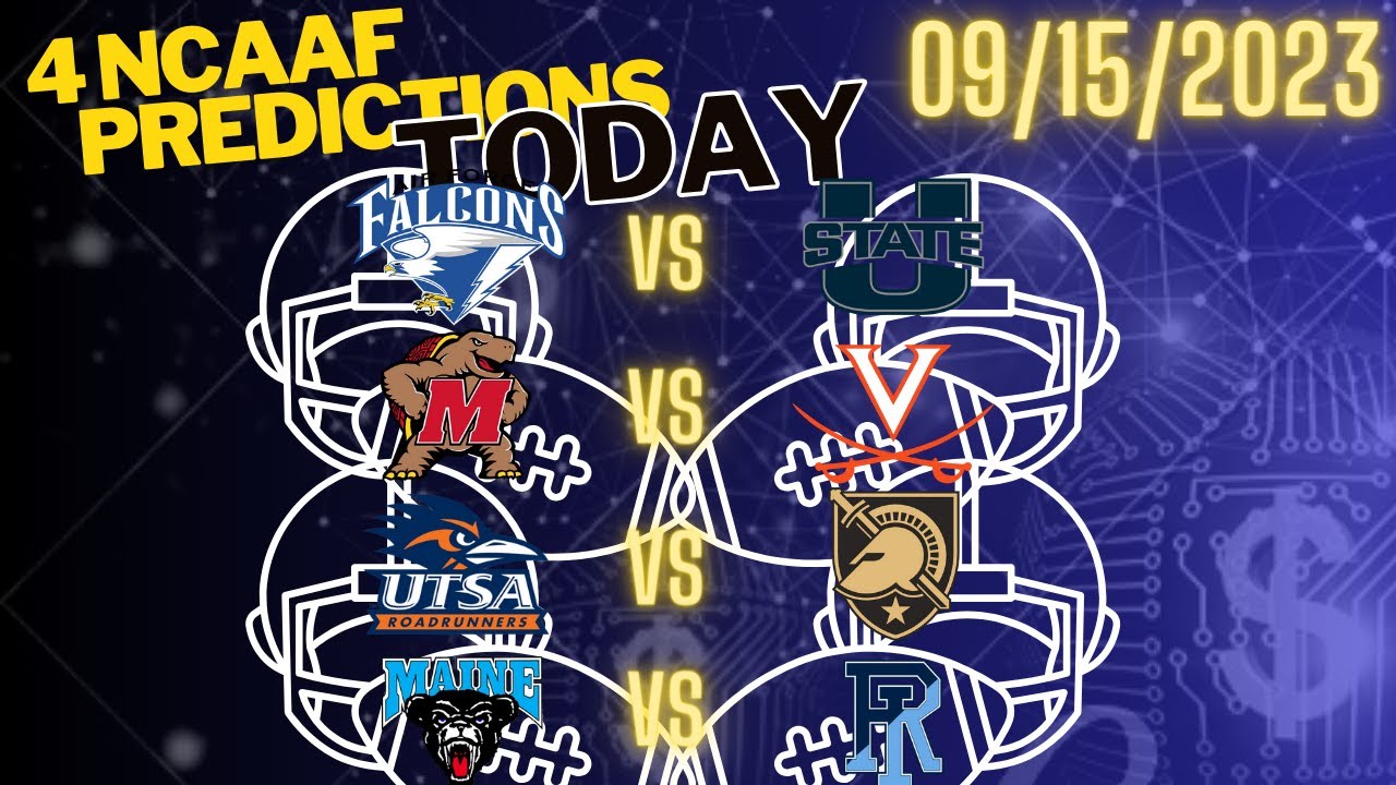 4 NCAAF Picks Today /9/15/2023/ All NCAAF Predictions Today And