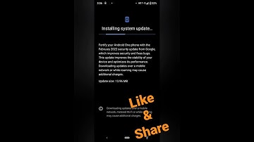 mi a3 new system update/Mi A3 February 2022 security update /#mia3 //#redmi 👍👍