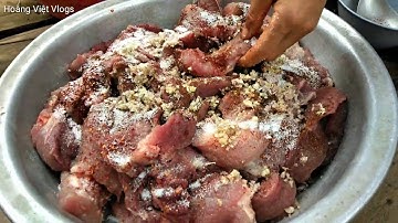 Thịt Hun Khói Của Người Thái Tây Bắc/Hoàng Việt Vlogs