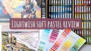 Lightwish Handmade Soft Pastel Full Range 120 Set: Colour Swatch, Review & Painting screenshot 3