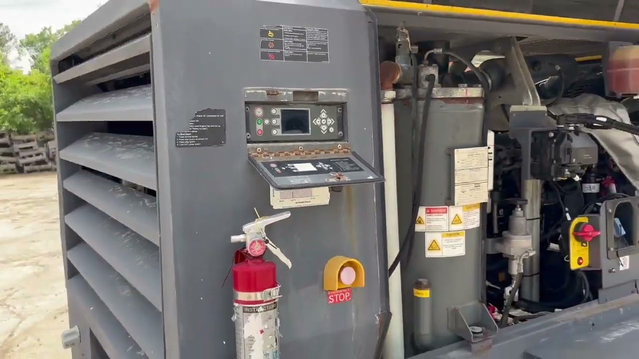 2018 Atlas Copco XAS900 Diesel Portable Air Compressor S# HOP081749