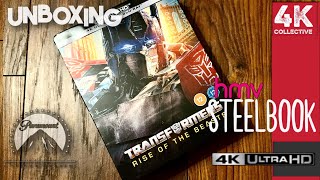 Transformers Rise Of The Beasts 4K Ultrahd Blu-Ray Hmv Steelbook Unboxing