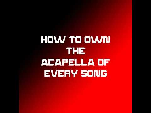 extract acapella from song online free by Bit3
