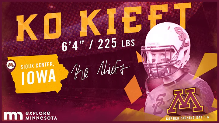 Ko Kieft: Highlights & Commentary (2016 Gopher Football Signing Day)