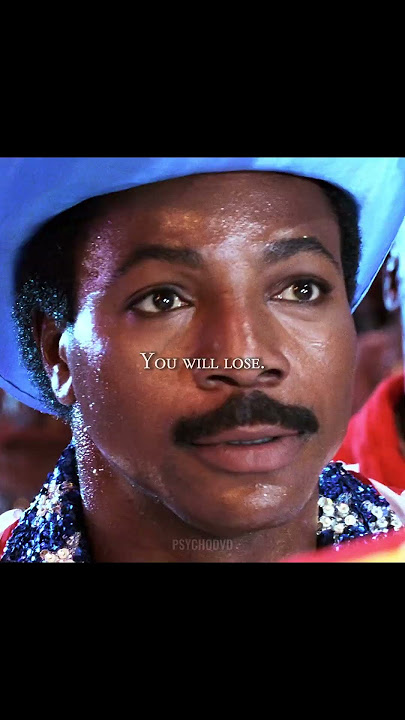 You will lose. | Rocky IV