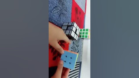 donut pattern on mirror cube #shorts