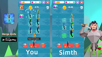 Merge Knife - Idle Blacksmith Master