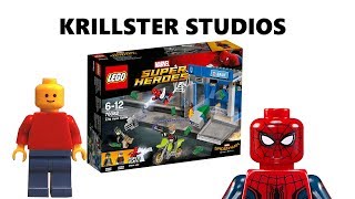 Speed Build Lego Spiderman Atm Heist Battle 76082