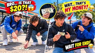He Found $20… Then Realized THIS 😂 Wait for End! #Shorts #Funny