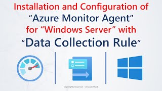 azure monitor | deploy azure monitor agent on windows servers | data collection rule | tutorial