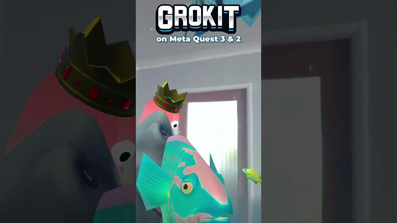 Your hands are SHARKS in this mixed reality game 