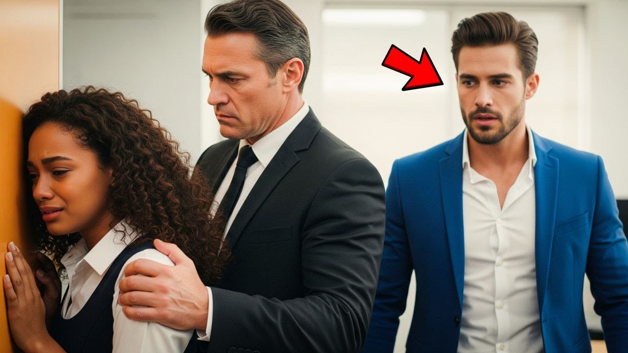 BANK MANAGER DRAGGED SHY SECETARY TO HIS OFFICE, UNAWARE THE MILLIONAIORE CEO WAS COMING