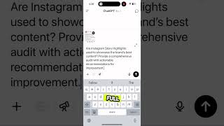 Fix your instagram with this prompt for CHAT GPT- text PROMPT in comments I will send it to you FREE