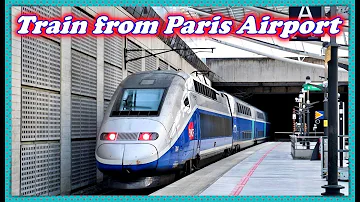 What terminal is the train station at Charles de Gaulle airport?