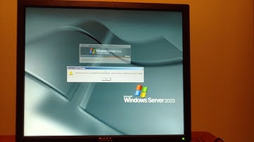 Asus P5QL-VM DO Computer running Windows Server 2003 Enterprise Edition SP2