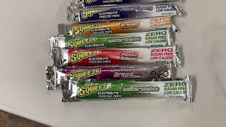 Sqwincher Zero 10 Flavor Qwik Stik Review, Cool Down n Hydrate with Electrolytes! Refreshing n Tasty