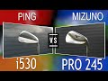 New 2024 irons head to head  mizuno pro 245 vs ping i530